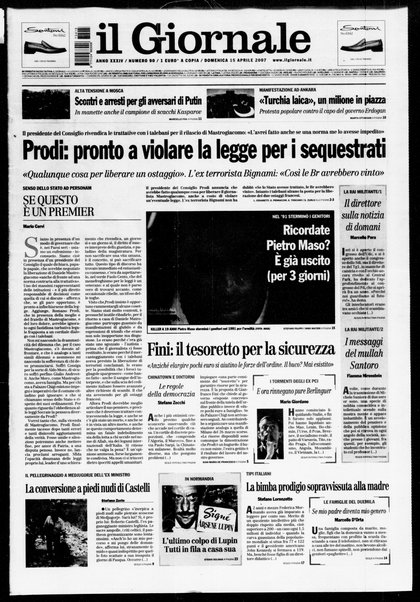 Il giornale : quotidiano del mattino